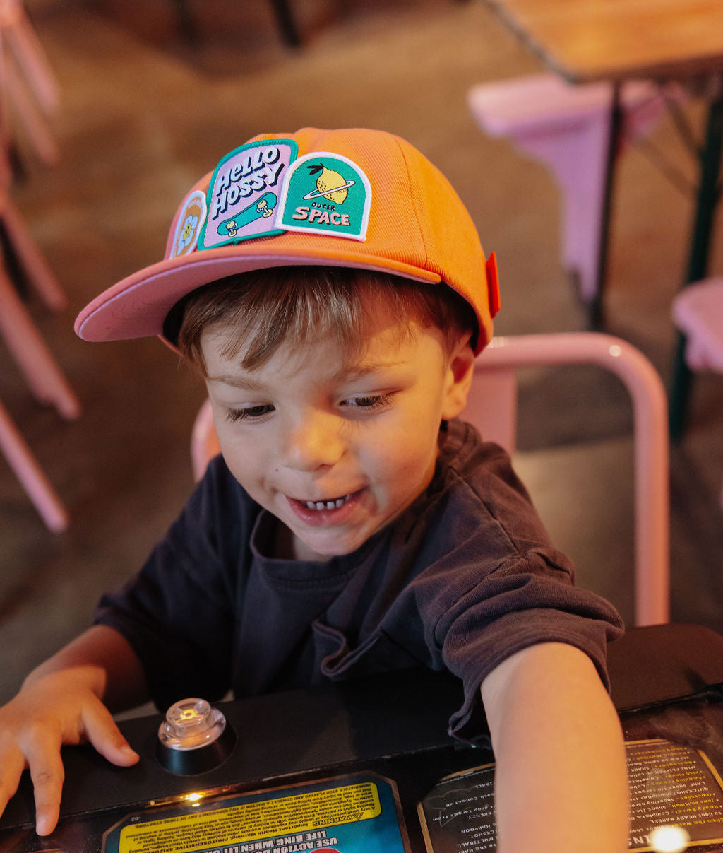 Patchy Orange Cap