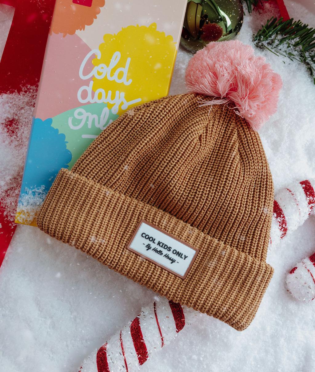 Color Block Macaroon Beanie
