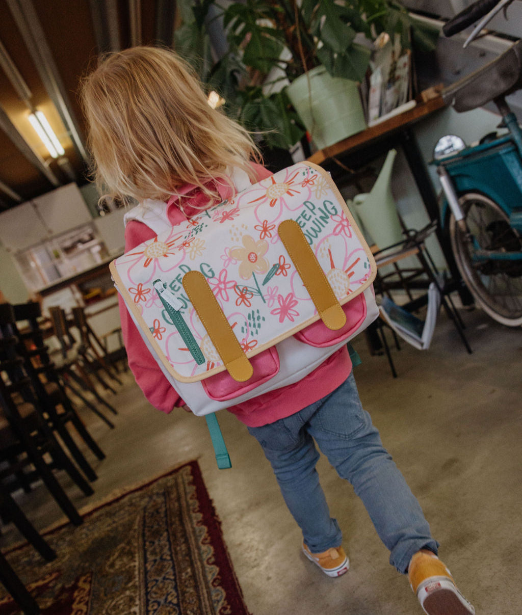 Flower Artwork Schoolbag