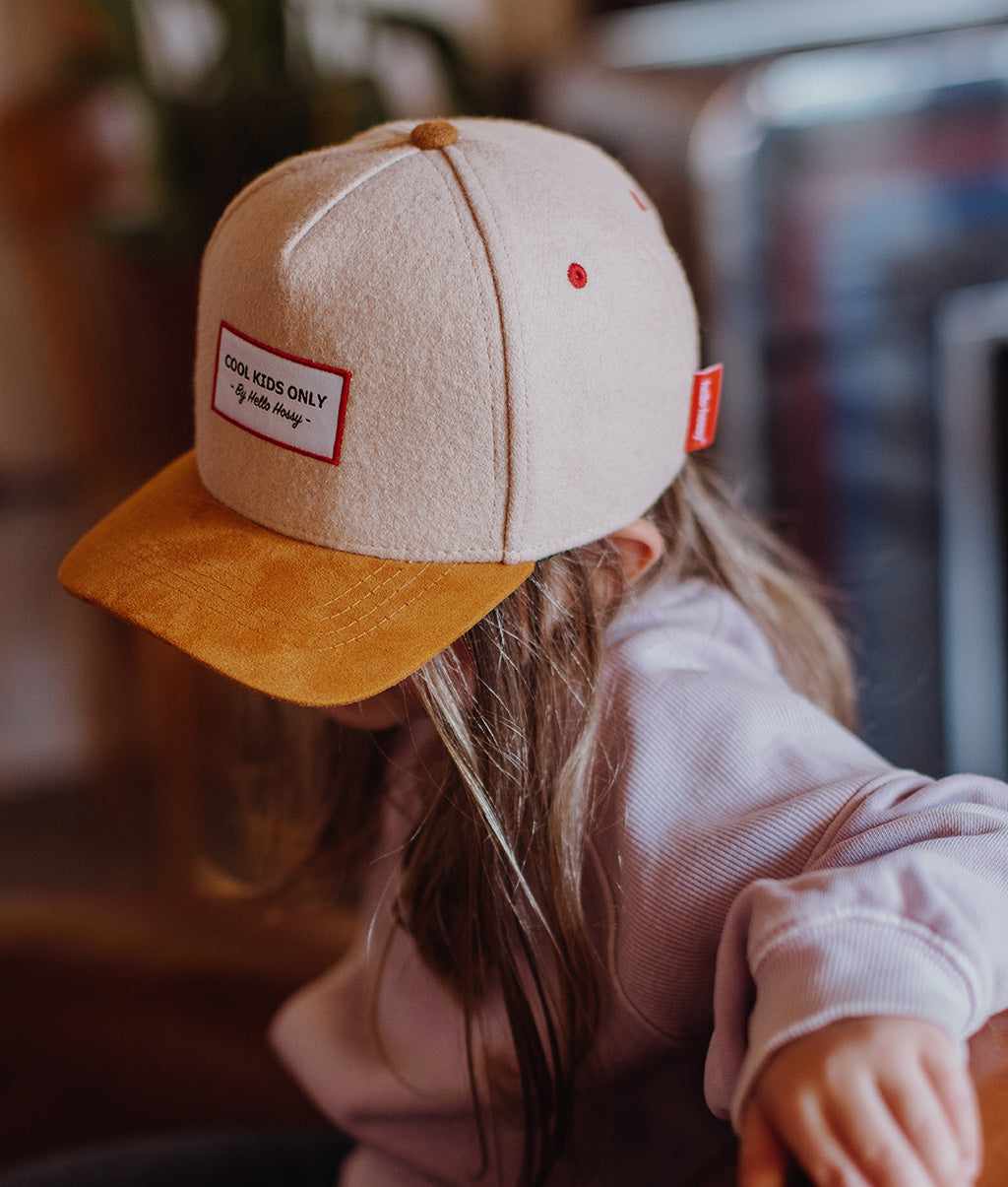 Casquette Melton Creamy