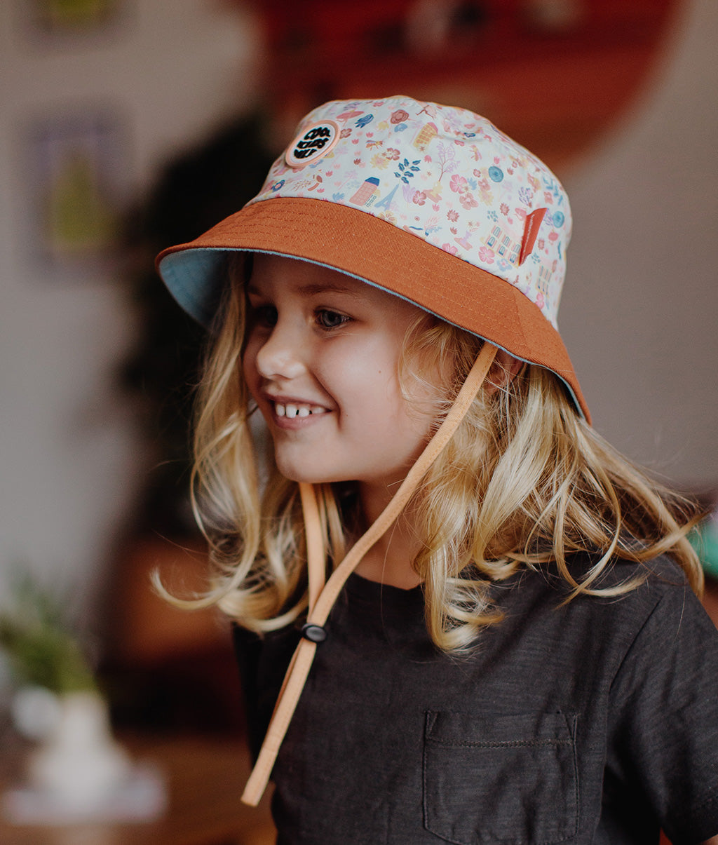 Dried Flowers Bucket Hat