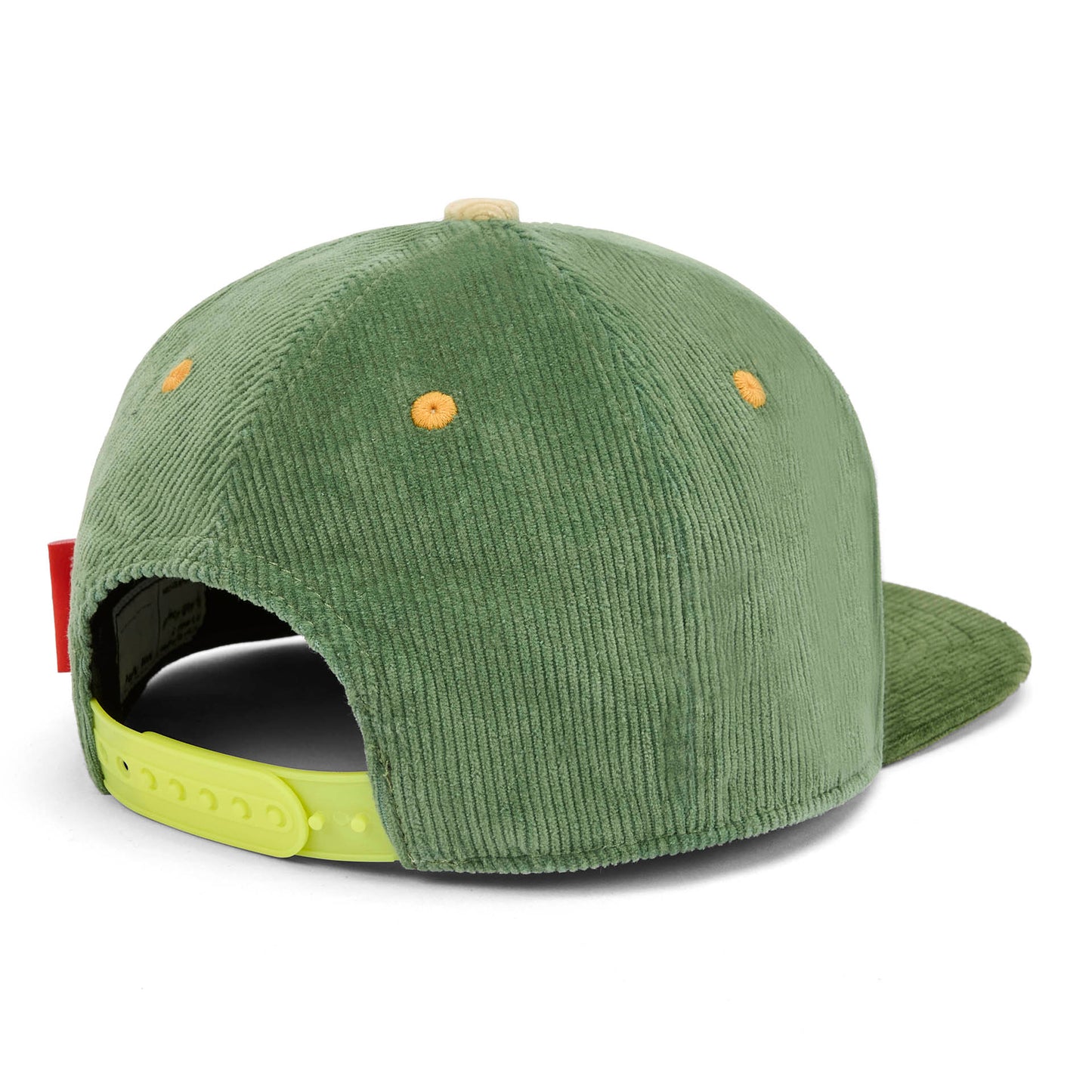 Casquette velours verte Sweet Kiwi pour enfant – vue arrière