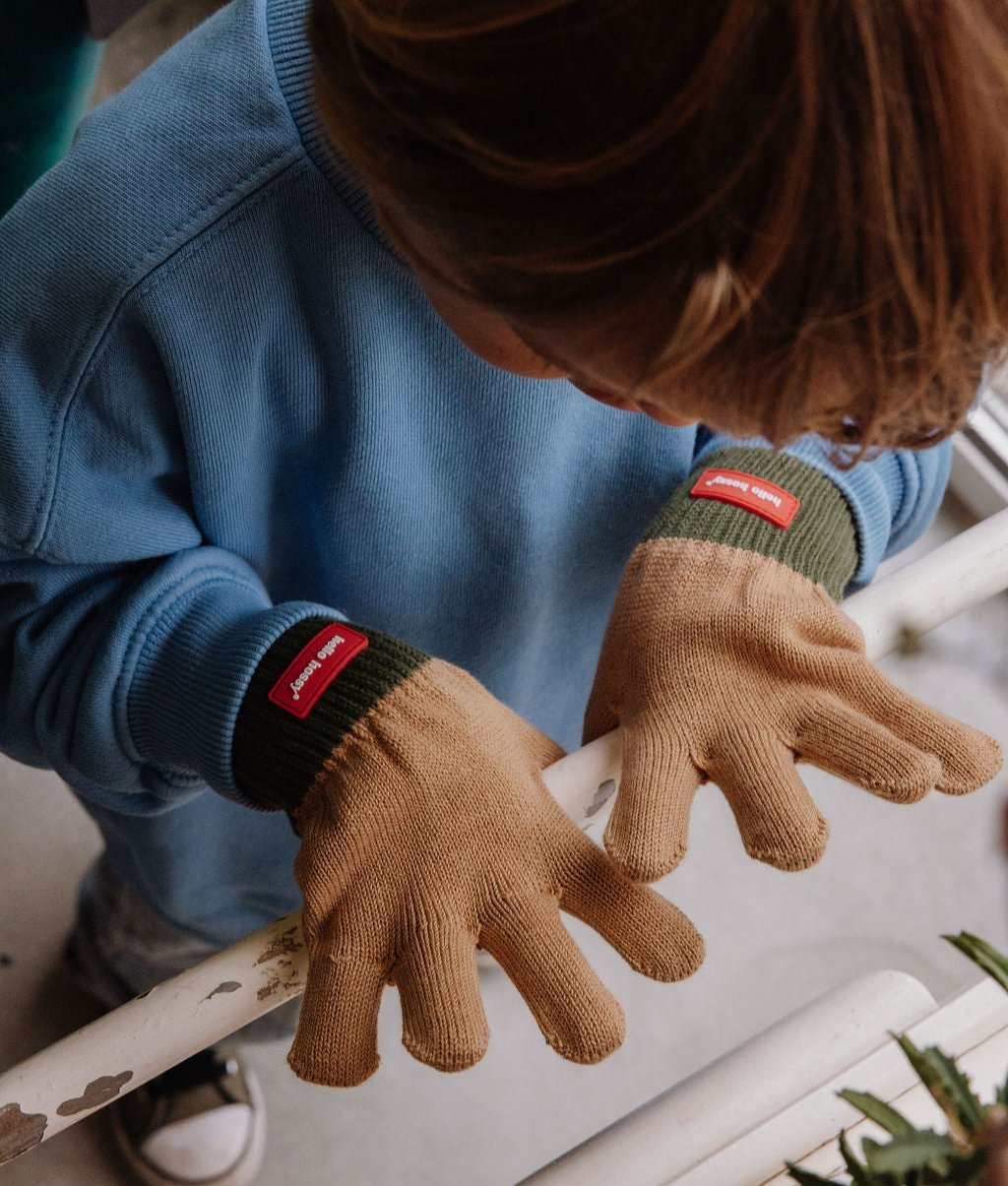 Gants Handy Pistachio Enfants & Bébés, Cool Kids Only, Hello Hossy