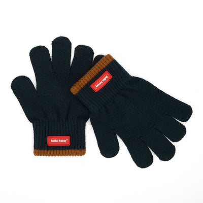 Two-toned knit gloves Handy Polo for kids and babies – flat lay