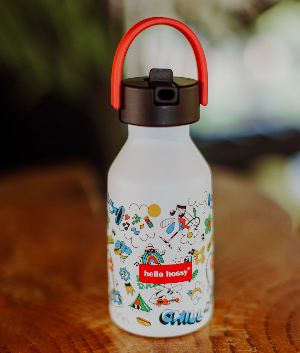 Gourde Enfants Chill : Isotherme, 350ml, adaptée aux enfants, Cool Kids Only !