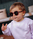 Lunettes De Soleil Enfant Aviateur - Monture Noir Et Or - Verres Fumés UV400 - Protection Catégorie 3 - Garçon/fille - 10