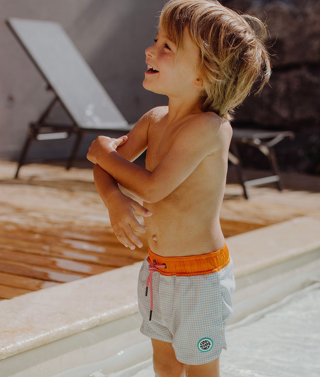 Vichy Swim Shorts - Main Image