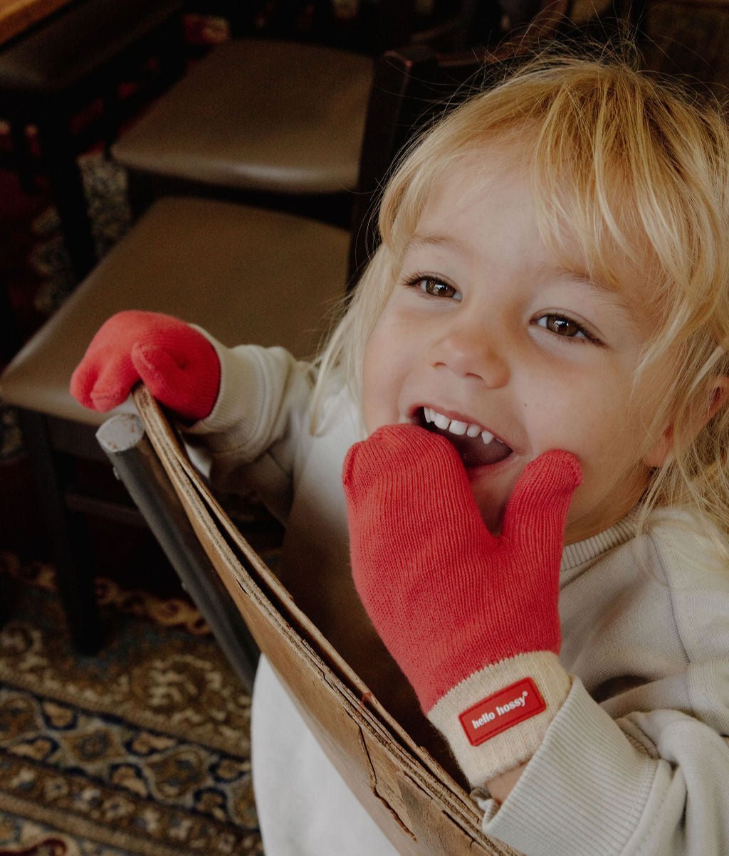 Moufles Hotty Framboise Enfants & Bébés, Cool Kids Only, Hello Hossy