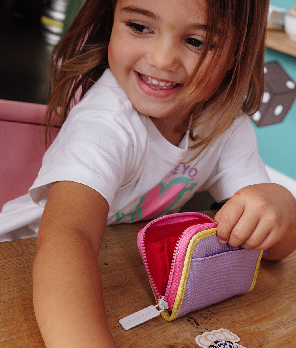 Mini Mauve Wallet