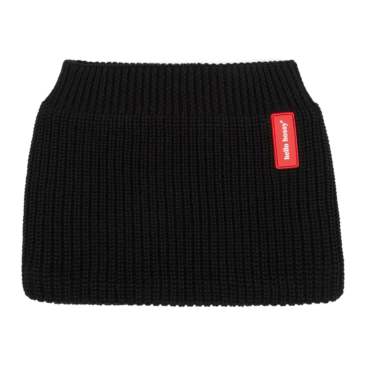 Snood en maille, doublé polaire, Cocoon Blacky pour enfant et bébé – vue à plat