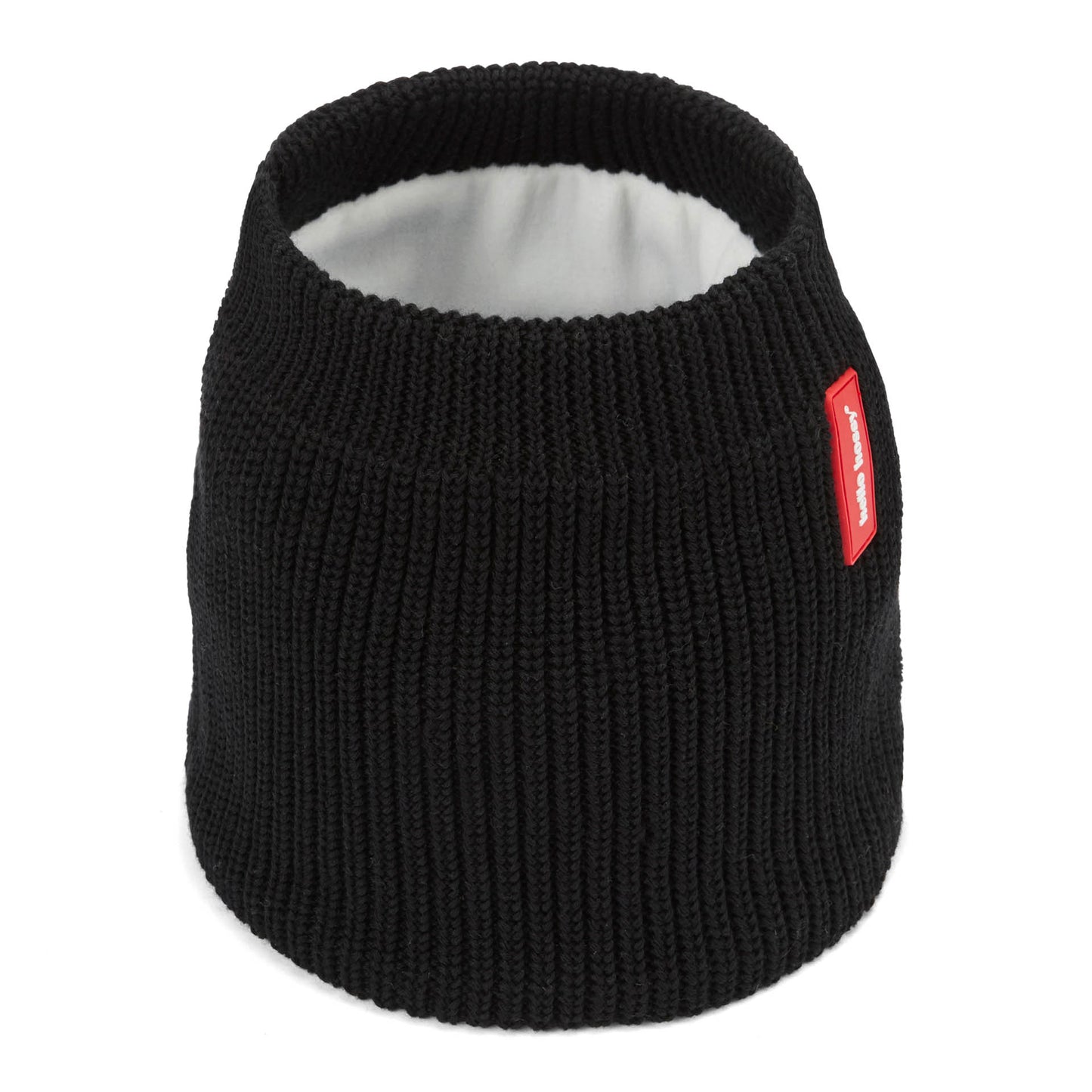 Tour-de-cou en maille et polaire Cocoon Blacky pour enfant et bébé – vue de 3/4