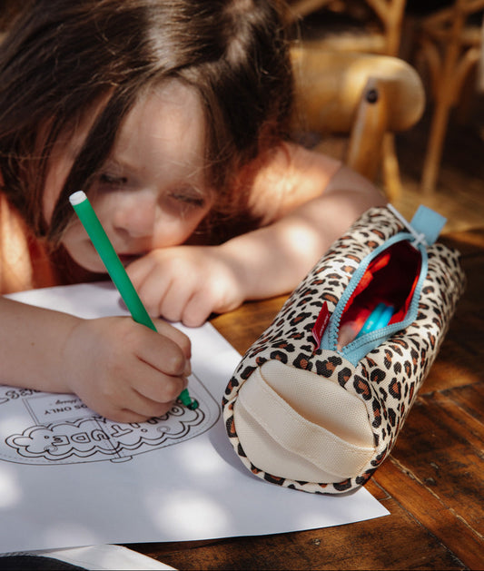 Trousse Scolaire Enfants Léopard, Maternelle et Primaire, Cool Kids Only !