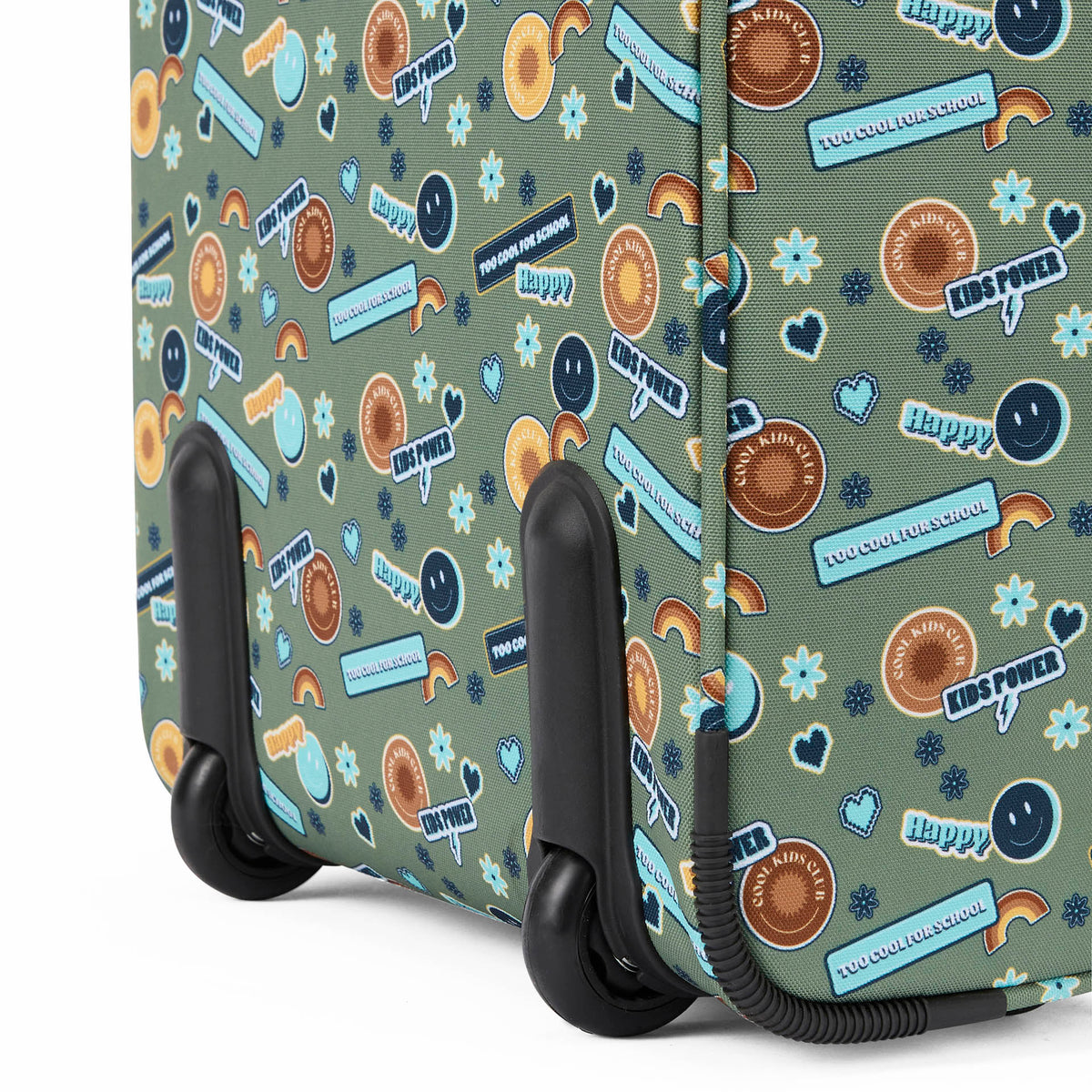 Kids suitcase Smiley, cabin size, with wheels, Cool Kids Only !