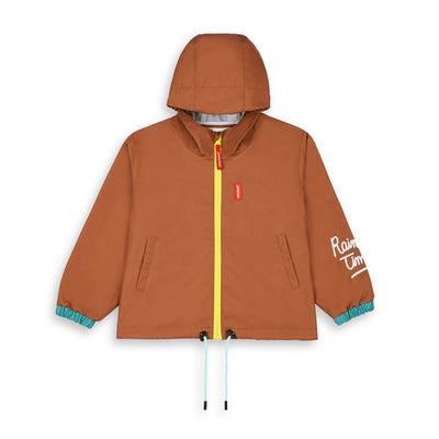 Veste de Pluie imperméable avec capuche Peanut pour enfant – vue à plat, de face