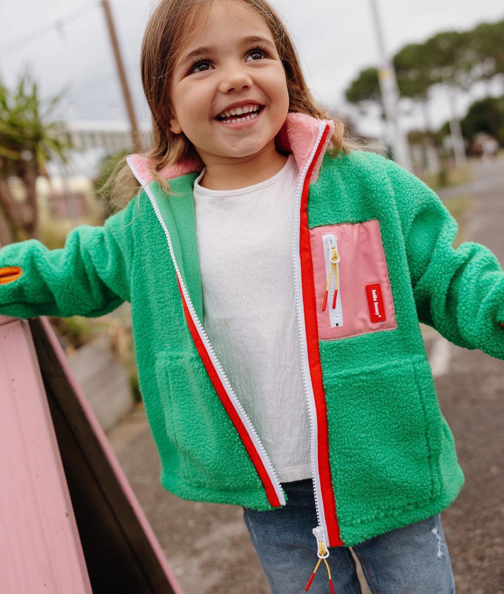 Veste Polaire Green Candy