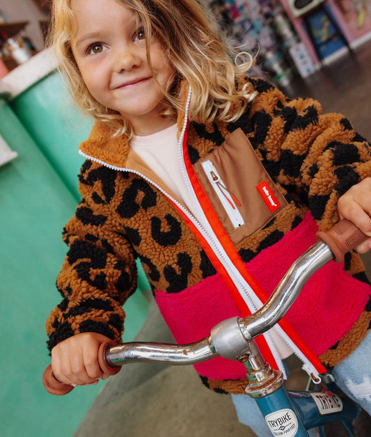 Leopard Fleece Jacket