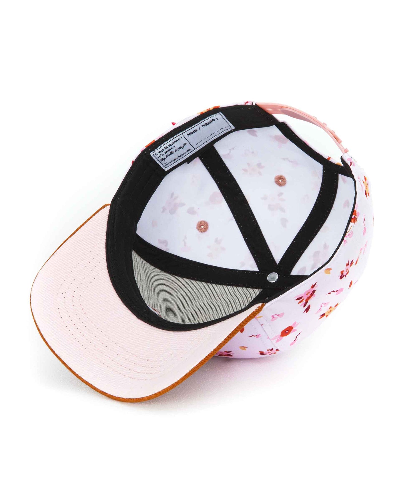 Casquette Enfants Vintage Flowers, visière courbée, éco-responsable, certifiée Oeko-Tex, dès 9 mois, Cool Kids Only !
