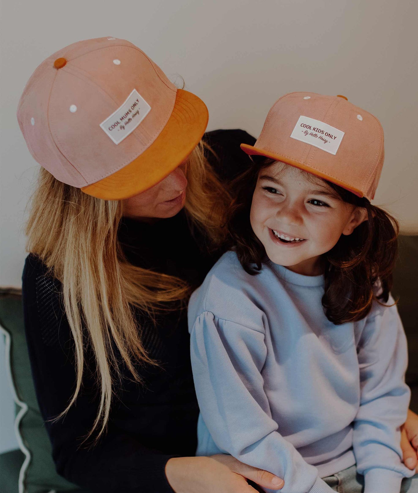 Casquette Daim Old Pink Enfants & Bébés, Cool Kids Only, Hello Hossy