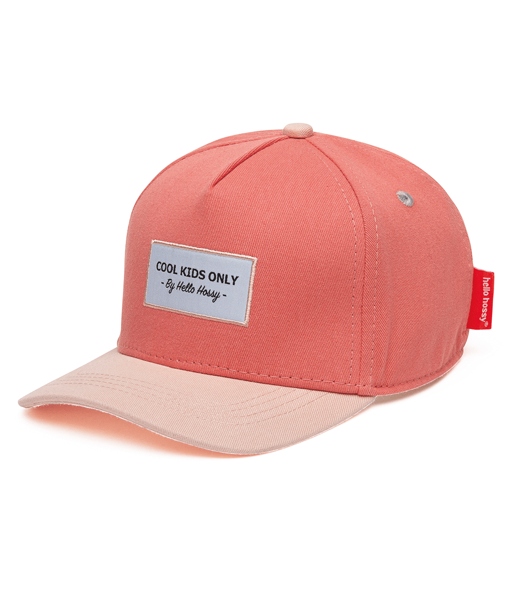 Casquette Enfants Mini Framboise, visière courbée, 100% coton biologique, certifiée Oeko-Tex, dès 9 mois, Cool Kids Only !
