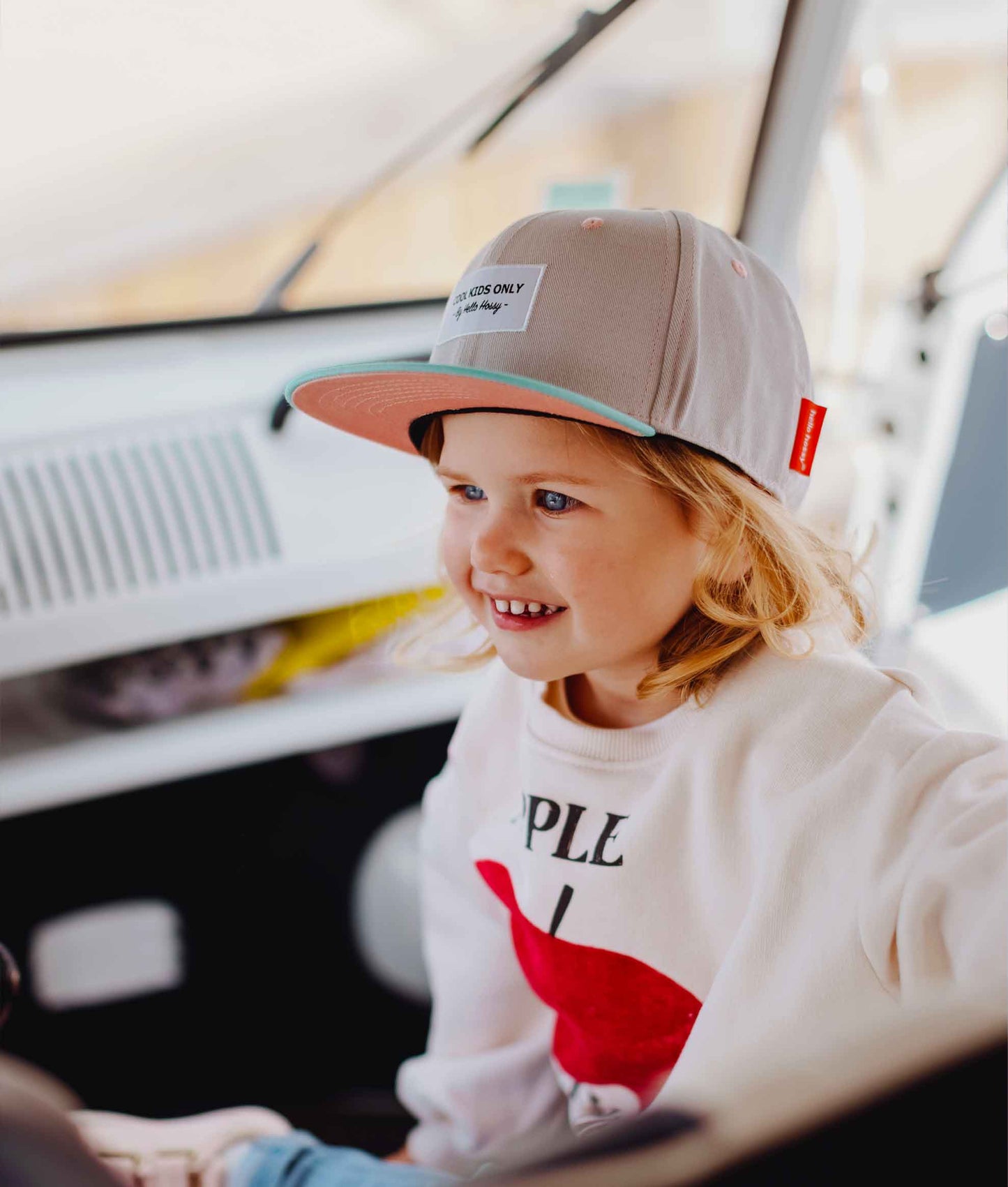 Casquette Mini Grey Enfants & Bébés, Cool Kids Only, Hello Hossy
