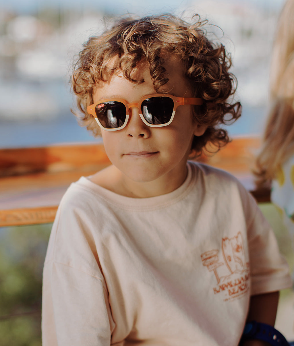 Lunettes de soleil Enfants Mini Tommy, colorées, verres catégorie 3, UV400, verres polarisés, dès 2 ans, Cool Kids Only !