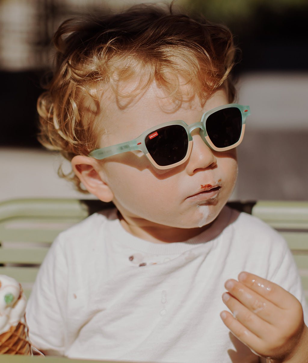 Lunettes de soleil Enfants Mini Jerry, colorées, verres catégorie 3, UV400, verres polarisés, dès 2 ans, Cool Kids Only !