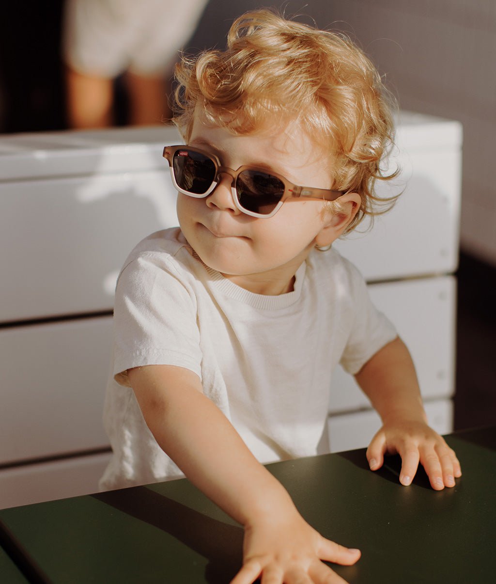 Lunettes de soleil Enfants Mini Jimmy, colorées, verres catégorie 3, UV400, verres polarisés, dès 2 ans, Cool Kids Only !