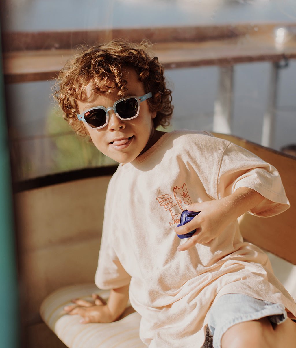 Lunettes de soleil Enfants Mini Kelly, colorées, verres catégorie 3, UV400, verres polarisés, dès 2 ans, Cool Kids Only !