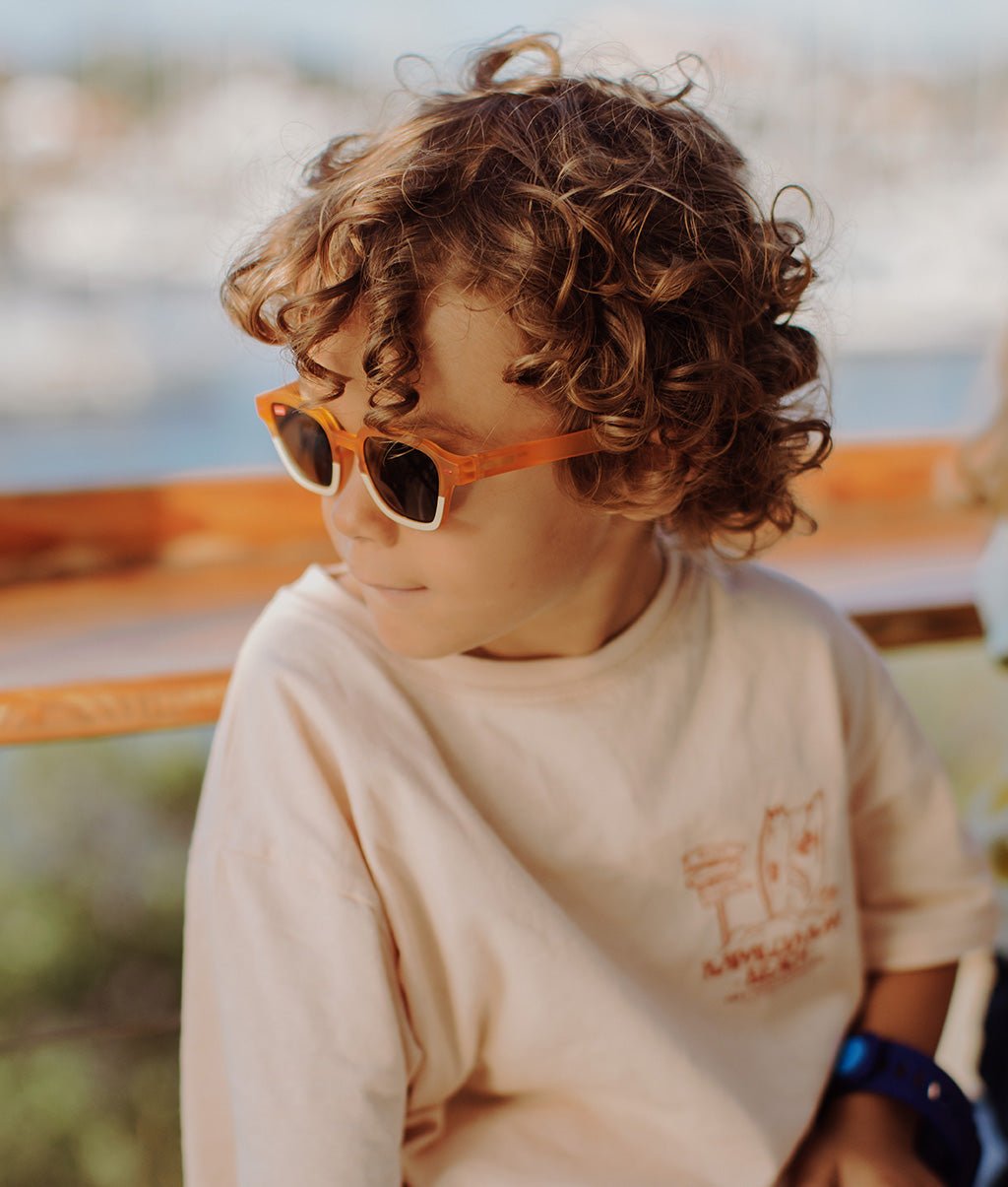 Lunettes de soleil Enfants Mini Tommy, colorées, verres catégorie 3, UV400, verres polarisés, dès 2 ans, Cool Kids Only !