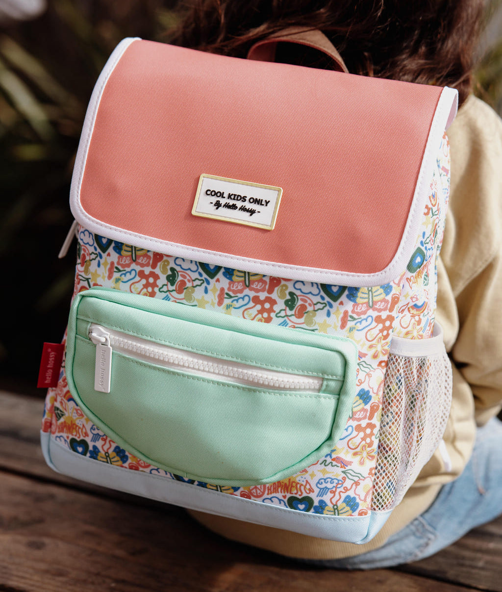 Kids' Backpack - With Flowers patterns I Hello Hossy® Official