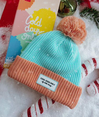 Color Block Candy Beanie