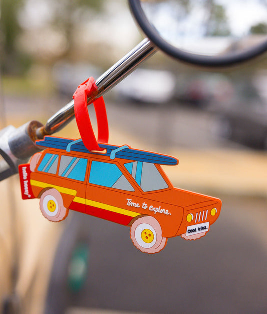 Surf Car Suitcase Tag