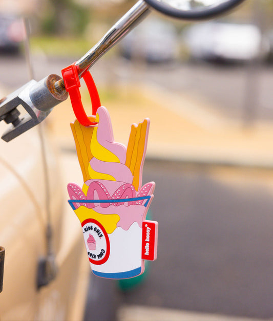 Ice Cream Suitcase Tag