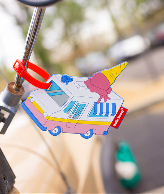 Ice Truck Suitcase Tag