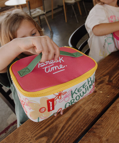 Flower Artwork Lunch Bag