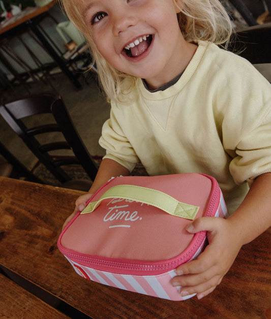 Pink Stripes Snack Bag