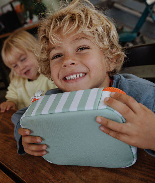 Green Stripes Snack Bag