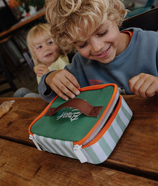 Green Stripes Snack Bag