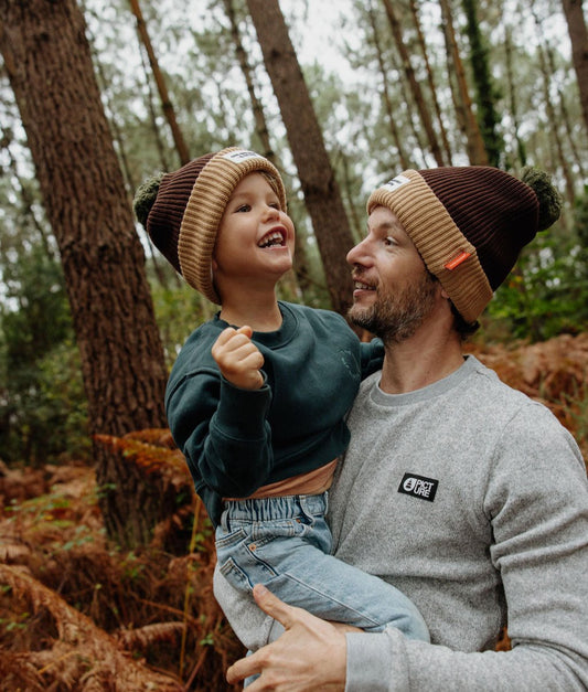 Color Block Pistachio Beanie