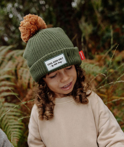 Color Block Forest Beanie