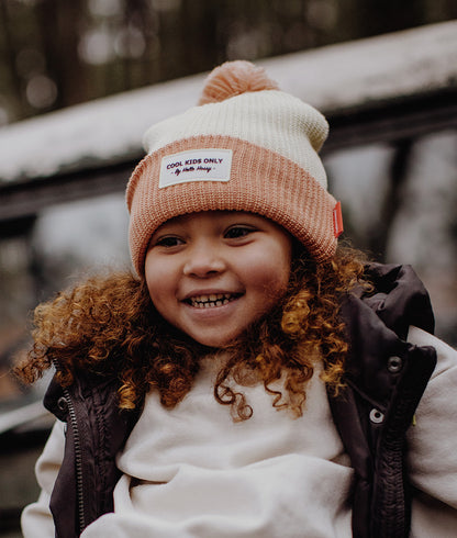 Color Block Ballet Beanie
