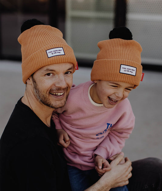 Color Block Woody Beanie