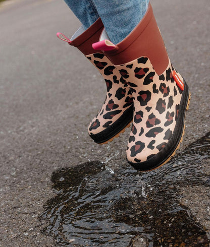Leopard Rain Boots