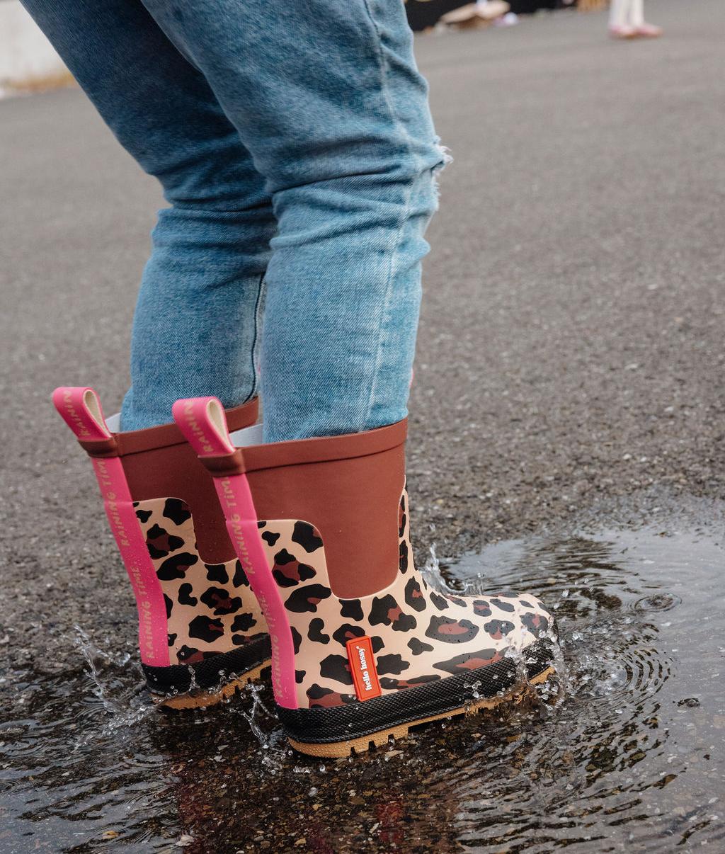 Leopard Rain Boots