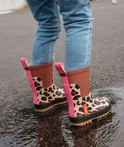 Leopard Rain Boots