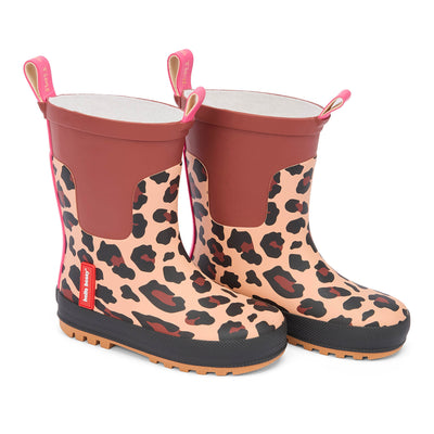 Leopard Rain Boots