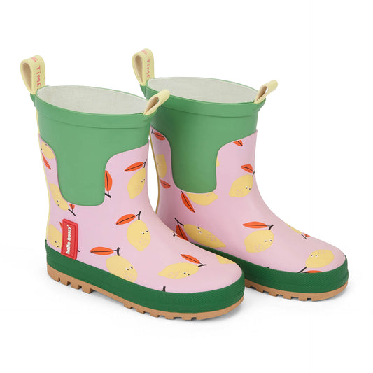 Bottes de Pluie imperméables Lemony pour enfant – vue de 3/4
