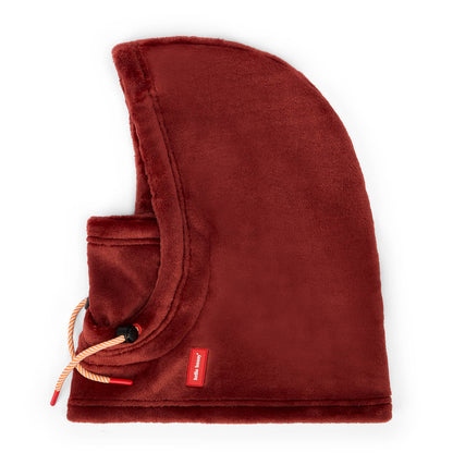 Children's balaclava burgundy adjustable soft interior Hello Hossy
