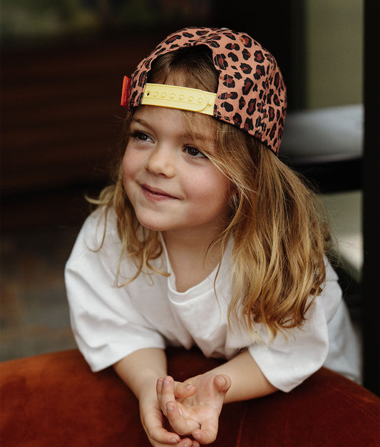 Casquette Enfants Léopard #8, visière courbée, matchy-matchy, éco-responsable, dès 9 mois, Cool Kids Only !