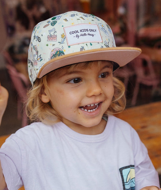 Casquette Mountain Ride Enfants & Bébés, Cool Kids Only, Hello Hossy